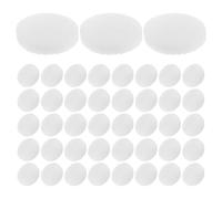 Luxshiny 100pcs White Sponge Foundation Applicator Replacement Pads Soft and Smooth Makeup Sponges for Detailed Application, for Wet and Dry Face Foundation Blending