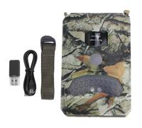 Luxshiny 1080p Waterproof Plastic Hunting Camera Motion Activated Trail Camera with Infrared Night Vision, 26pcs 940nm Black Lights for Wildlife Monitoring and Farm Security Outdoor Use