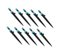 Luxshiny 10pcs Automatic Drip Irrigation System with Push-to-fit Drip Emitters for Plant Roots and Soil, Featuring Weather Adaptive Performance and Effortless Installation, for Balconies