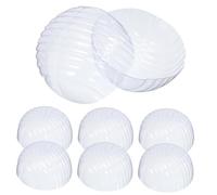 Luxshiny 10pcs Baseball Cap Inner Support Hat Shaper Insert for Display Clear Holder to Maintain Shape of Caps for Storage and Organization