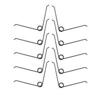 Luxshiny 10pcs Black V-Shape Hand Pruners Springs Replacement for Garden Clippers Pruning Shears Parts Sturdy Stainless Steel Spring for Branch Trimming Tools