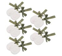 Luxshiny 10pcs Car Aromatherapy Diffuser Clay Discs with Ribbon Portable Hanging Gypsum Fragrance Discs for Steady Essential Oil Release in Car or Home during Long Journeys