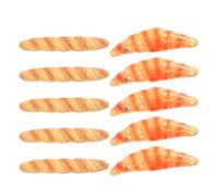 Luxshiny 10pcs Croissant Ballpoint Pen School Season Decor, Realistic Bread