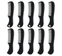 Luxshiny 10pcs Mens Beard Comb Set Plastic Pocket Combs for Men Beard Styling Portable Hair Care Fine Craftsmanship Retro Design