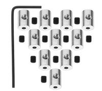 Luxshiny 10pcs Pin Backs Locking Pin Backs Copper Metal with Wrench for Easy Replacement and Quick Installation Silver Finish On-the-go Applications and Backpacks