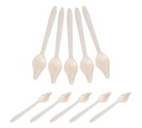 Luxshiny 10pcs Plastic Bird Feeding Spoons with Narrow Tip and Ergonomic Handle for Hand Feeding Cockatiel and Chick, Safe and Gentle Design for Pet Watering Supplies