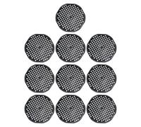 Luxshiny 10pcs Plastic Plant Pot Hole Mesh Pads Lightweight Breathable Bowl Shape Drainage Saucers for Ceramic Basin and Flower Pot Gardening Accessories