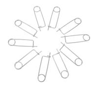 Luxshiny 10pcs Quick Release Hitch Clip Steel Brooch Shape Cotter Safety Pin Heavy Duty Corrosion Resistant Galvanized Spring Steel Open Design for Tractor Implement Maintenance