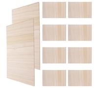 Luxshiny 10pcs Rebreakable Karate Punching Boards, Paulownia Wood Martial Arts Training Equipment, Convenient Performing Prop for Practicing Breaking and Teaching Right Form