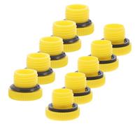 Luxshiny 10pcs Screw Hole Seal Caps Male Threaded Design Pp Material Unf 1/2-20 9/16-18 Yellow Secure Fit for Hydraulic Systems