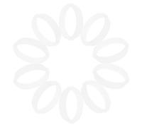 Luxshiny 10pcs White Plastic Hamster Tube Connector Rings DIY Curved and Straight Tunnel Circles for Hamster Cage External Circles and Guinea Pig Tubes