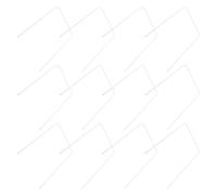 Luxshiny 12 Pcs Croquet Wickets Replacement Heavy Duty Wire Hoops with White Coating, Iron Material, Easy to Install and Weather Resistant for Outdoor Lawn and Backyard Games