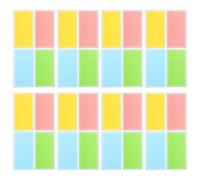 Luxshiny 120pcs Self-Adhesive Label Stickers with Smooth Writing and Easy to Peel Off Features, Colourful Name Tag Labels for Office and Home Organisation
