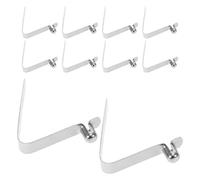 Luxshiny 12pcs Button Spring Clips, V Shape Snap Clip for Tent Pole and Carts, Tube Internal Positioning Buckle 6mm Single, Reliable Fixation for Hiking DIY