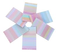 Luxshiny 12pcs Daily to Do List Task Notebook with Assorted Color Paper Sheets Comfortable Hand Feeling Creative Design Practical Stylish Notepad for Work and Study Random Color