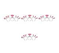Luxshiny 12pcs Halloween Headbopper Headbands for Cute Fabric Hair Hoops with Unique Question Mark Exclamation Symbol Designs Creative Holiday Party Hair Accessories for Photo Booth Fun