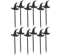 Luxshiny 12pcs Halloween Wizard Hat Wooden Pencils, Decorative and Creative Design Black Cartoon Pencils as Goody Bag Fillers for Party Supplies and Travel