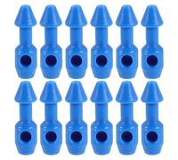 Luxshiny 12pcs Plastic Band Wishbones Inserts for Spearfishing Quick Installation and Enhanced Shooting Stability Underwater Fishing Accessory in Blue