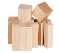 Luxshiny 13Pcs Basswood Carving Crafting Blocks Whittling Wood Blocks Beige Portable Set Not Easy to Crack for Family DIY Projects Beginners and Hobbyists