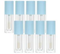 Luxshiny 14 pcs Clear Plastic Lip Gloss Tubes with Large Wand Refillable Lip Balm Containers Portable Cosmetic Bottles for Travel and DIY Lipcare