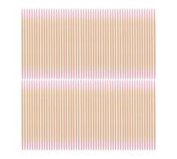 Luxshiny 1500pcs Embroidered Cotton Swab Eyebrow Swab Applicator Home Beauty Tools Craft Supplies Crafting Tools for Eyebrows Microblading Cotton Nail Art Pink