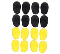 Luxshiny 16 Pairs Silicone Ear Covers for Hair Dyeing and Perming Reusable Heat Protection Ear Protectors with Sealed Fit for Salon Spa Bathing and Showers Soft Comfortable Earmuffs in