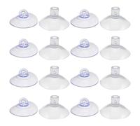 Luxshiny 16pcs Cat Hammock Suction Cup Replacement round Pvc Suction Cups for Glass Window Cat Perch Heavy Duty