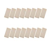 Luxshiny 16pcs Wooden Embroidery Bookmarks Unfinished Embroidery Blank Pendant Plaque Rectangle Tags 3.54x1.57x0.08inch Rustic Charm Precision Craftsmanship Multifunctional Use for Jewelry