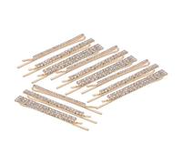 Luxshiny 18pcs Sparkly Rhinestone Hair Side Clips Lightweight Decorative Bobby Pins for Weddings Parties Bridal Hair Styling Accessories Compact Travel-friendly