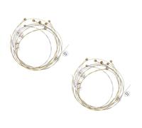 Luxshiny 19pcs Lyre Strings Steel Replacements for Small Harp Lyre Musical Instrument Strings