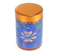 Luxshiny 1pc Ceramic Enamel Tea Canister Airtight Food Storage Jar for Tea Sugar and Spices Stylish Portable Container for Kitchen Organization for Gifting