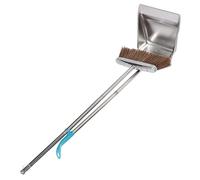 Luxshiny 1set Household Broom and Dustpan Stainless Steel Cleaning Tools for Indoor Outdoor Use for Home Garages Workshops and College Dorm Essentials and Easy to Store