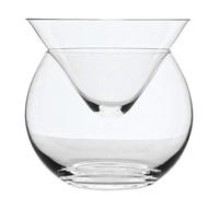 Luxshiny 1set Iced Dip Bowl Elegant Transparent Glass Salad Server for Shrimp Appetizers for Fresh Chilled Presentation for Parties and Picnics