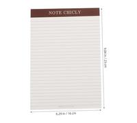 Luxshiny 2 Pack Tear Away Memo Pads Small Lined Note Pads with Clean Tear off Design and Ink Bleed Prevention for Meetings and Financial Records for Professionals