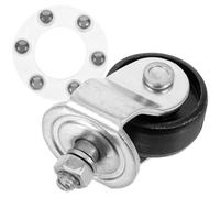 Luxshiny 2 Ton Floor Jack Caster Wheels Steel Swivel Front Wheel Replacement with Easy Installation for Garage Use