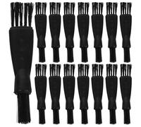 Luxshiny 20 Pcs Dual-Head Plastic Electric Cleaning Brushes for Hair Clippers and Shaving Small Brushes for Deep Cleaning Trimmers and Precision Electronics