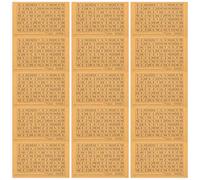 Luxshiny 20 Sheets Budgeting Tracking Labels Savings Track Charts Sticker for Coin Box Creative Designed Paper Enhancing Hands-on Skills Teaching The Value of Money for DIY Savings Projects