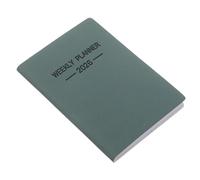 Luxshiny 2026 A7 Mini Weekly Planner Small Pocket Calendar Lightweight Portable Diary Planner with Artificial Leather Cover and Paper for Organization and Journal