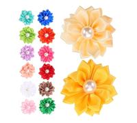 Luxshiny 20pcs Adorable Flower Dog Hair Ties Cute Floral Accessories for Dogs and Cats for Photo Shoots and Festivals Comfortable Pet Supplies