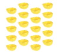 Luxshiny 20pcs Artificial Bird Nests Table Decoration Made of Thread for Indoor Decoration and Photography Prop, Lightweight and Simple Cold Dish Ornaments with Natural Chic Style