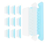 Luxshiny 20pcs Assorted Colour Plastic File Identification Folder Tabs Lightweight File Classification Labels for Hanging Folders Organising Documents