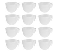 Luxshiny 20pcs Thickened Pigeon Water Bowls with Rounded Base, Sturdy Poultry Drinking Cups for Bird Cages, Non-toxic Feeding and Watering Bowls Suitable for Pigeon and Poultry Use