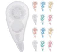 Luxshiny 20pcs White Correction Tape Roller with Effortless Coverage and Plastic Dispenser for Instant Corrections in Office and Study, Multi-purpose Use Tape Applicator for Notes