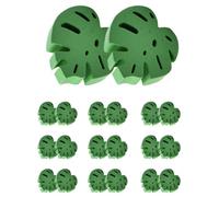 Luxshiny 20pcs Wood Leaf Beads Jewelry Making Beads Lightweight Smooth Surface Beautiful Delicate Style Light Green Color for Jewelry Crafts