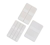 Luxshiny 280pcs Portable Page Marker Sticky Index Tabs White BOPP Material Simple Design Not Easy to Be Scratched Practical Note Tabs for Reading at Home