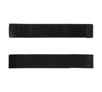 Luxshiny 2pcs Adjustable Black Eva Strap Extender for Ice Bag and Cold Pack Securing with Consistent Compression, Flexible Wrap for Ankle Injury and Sports Medicine Support