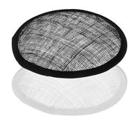 Luxshiny 2pcs and Teardrop Shaped Sinamay Hat Bases for Millinery Making, Comfortable Flax Material DIY Accessories, for Elegant Fascinator Hat Crafting