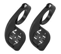 Luxshiny 2pcs Bike Computer Extension Bracket Fit Lightweight Stable Mount Adjustable Placement Compatible with Multiple Models for All Riding Conditions