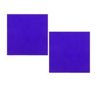 Luxshiny 2pcs Blue Cobalt Glass Sheet Flame Test Filter High Temperature Sturdy Glass 3.94x3.94x0.08in for Metal Ion Reactions Science Demonstrations and Student Labs Experiment Tool