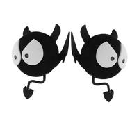 Luxshiny 2pcs Car Antenna Topper Funny Halloween Devil Decorations for Vehicles Easy to Install Vehicle Accessories Lightweight Cute Cartoon Design for Car Roof